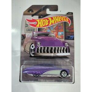 NIP Hot Wheels Garage 1:64 Die Cast Purple Passion Chop Top Mercury Coupe